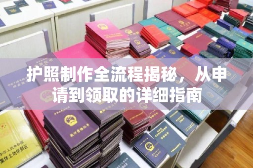 浉河护照制作全流程揭秘，从申请到领取的详细指南