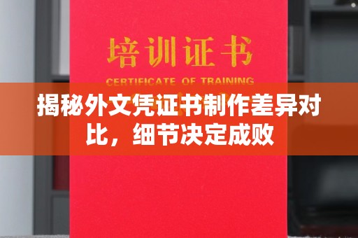 浉河揭秘外文凭证书制作差异对比，细节决定成败