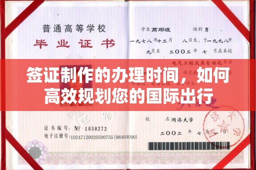 浉河签证制作的办理时间，如何高效规划您的国际出行